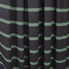 CA designer viscose 4-way stretch jersey - bluestone/black stripe 2 yd
