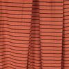 yarn-dyed viscose/spandex jersey - paprika/black 1.5 yds
