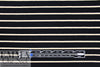 yarn-dyed viscose/spandex jersey - black/almond stripe 2 yd