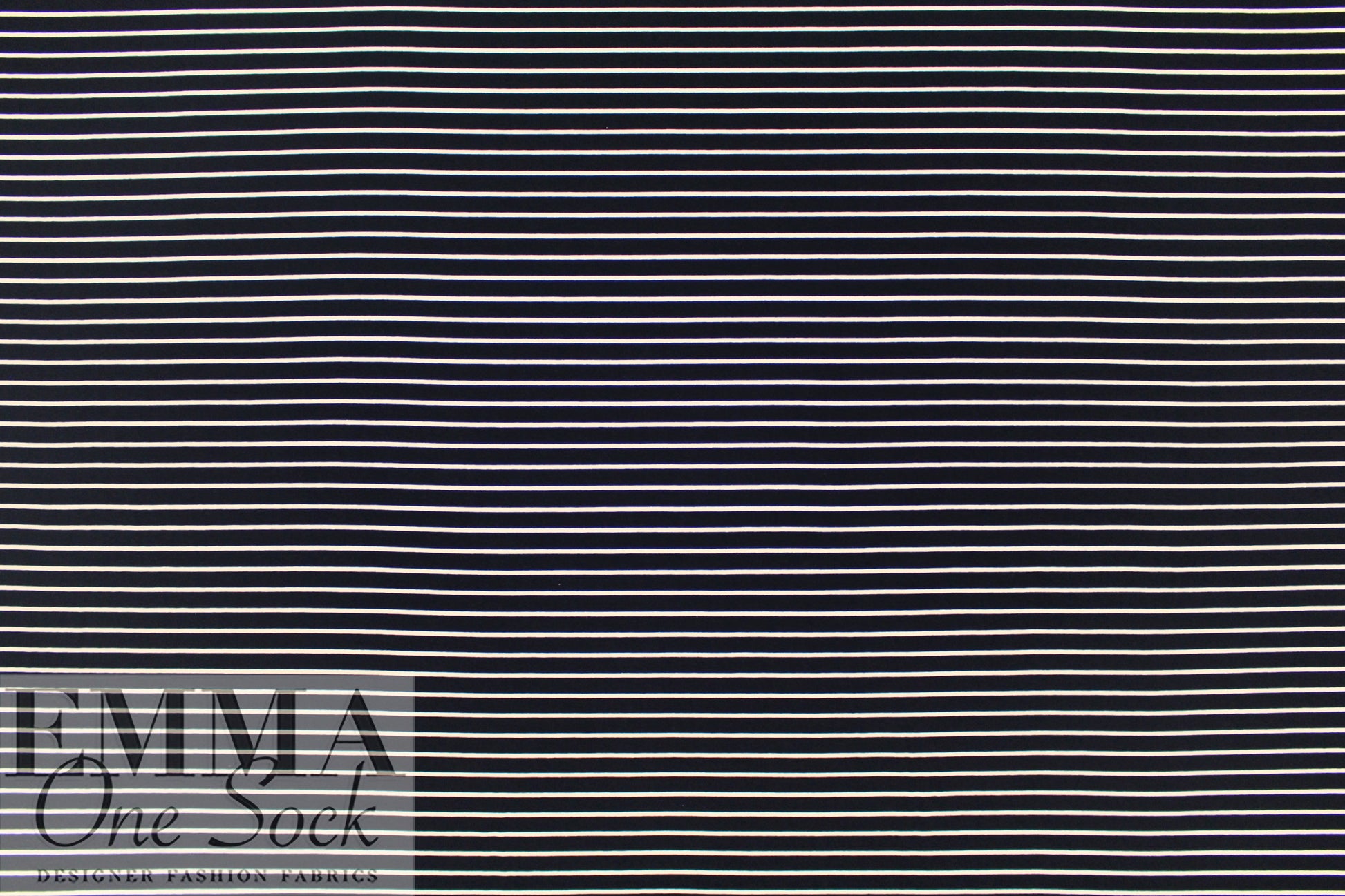 yarn-dyed viscose/spandex jersey - black/almond stripe 2.5 yd