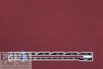 burgundy Oeko-Tex bamboo/spandex 4-way jersey