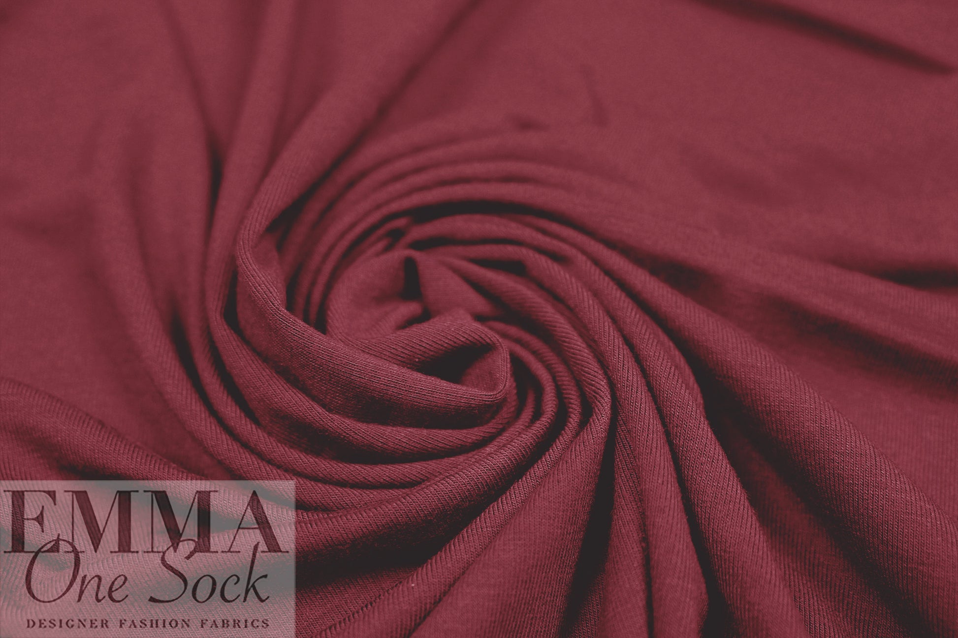 burgundy Oeko-Tex bamboo/spandex 4-way jersey  1.5 yd