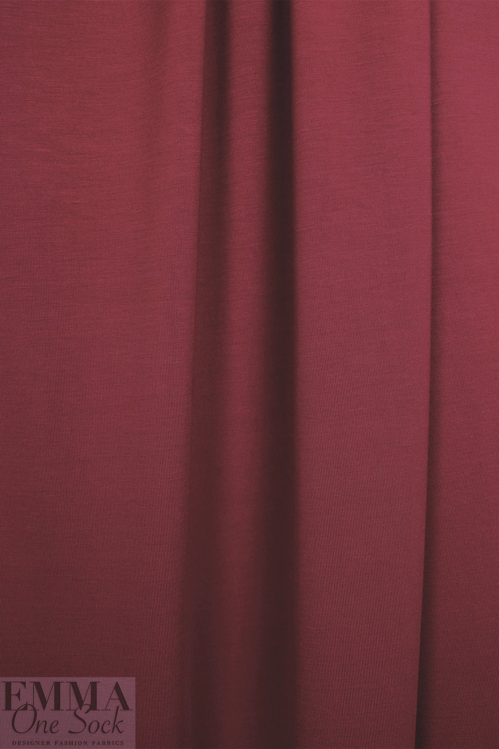 burgundy Oeko-Tex bamboo/spandex 4-way jersey  1.5 yd