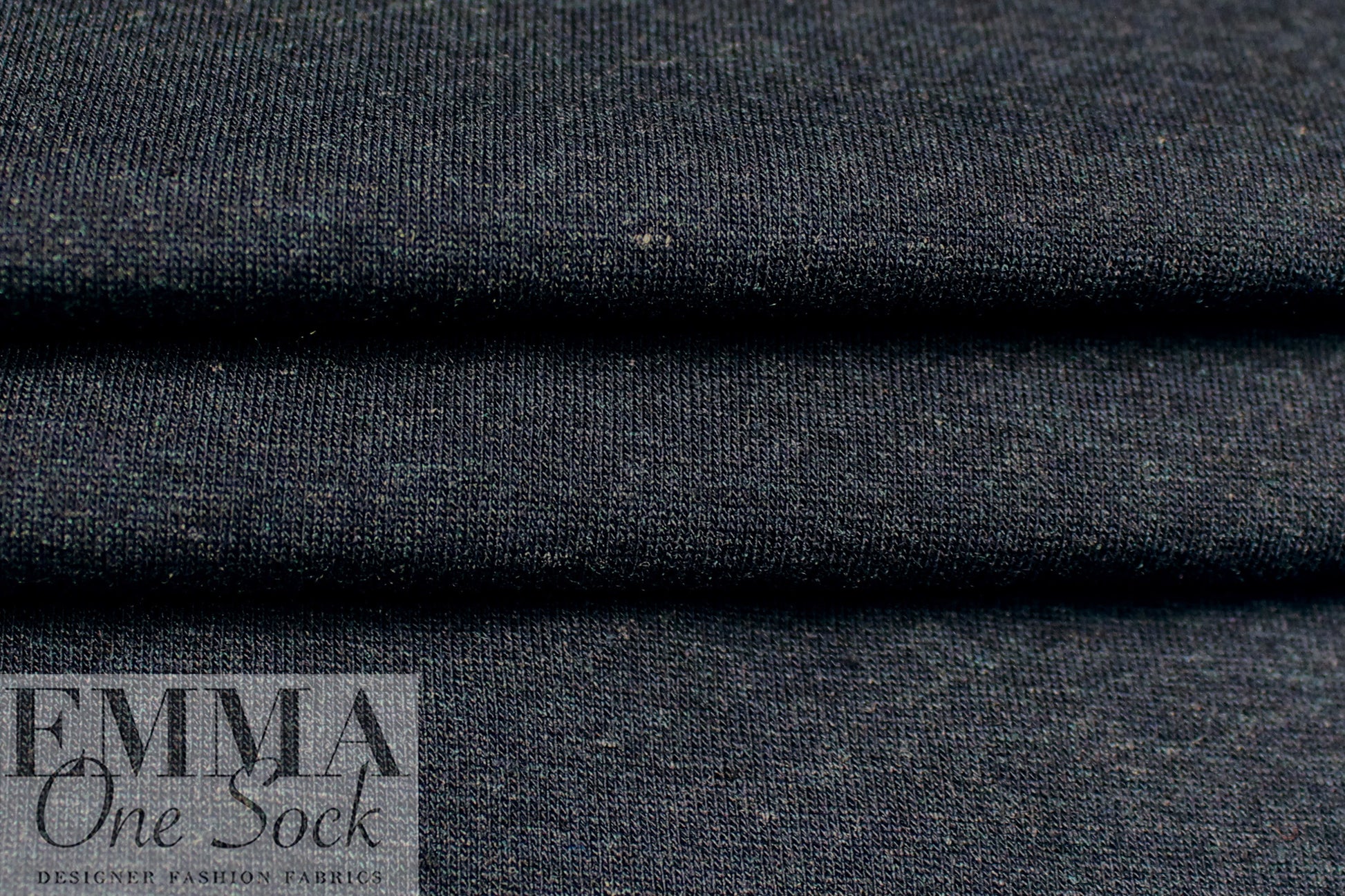 navy heather lightweight viscose jersey 4-way 1 yard