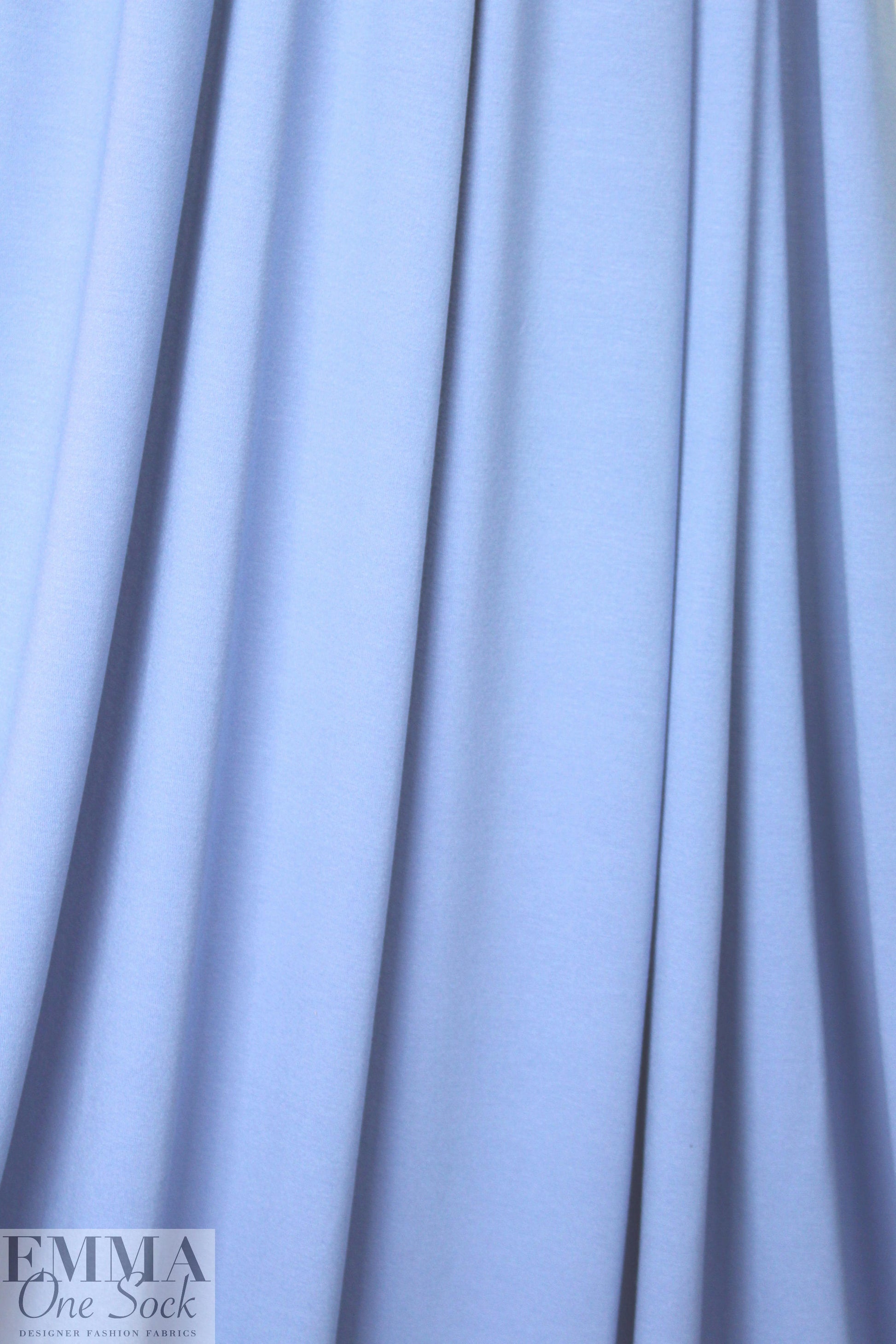 periwinkle lightweight rayon jersey 4-way 1.375 yd