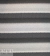 textured yarn-dye knit stripe - white/black
