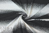 textured yarn-dye knit stripe - black/white 1.75 yd