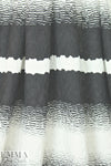 textured yarn-dye knit stripe - black/white 1.75 yd