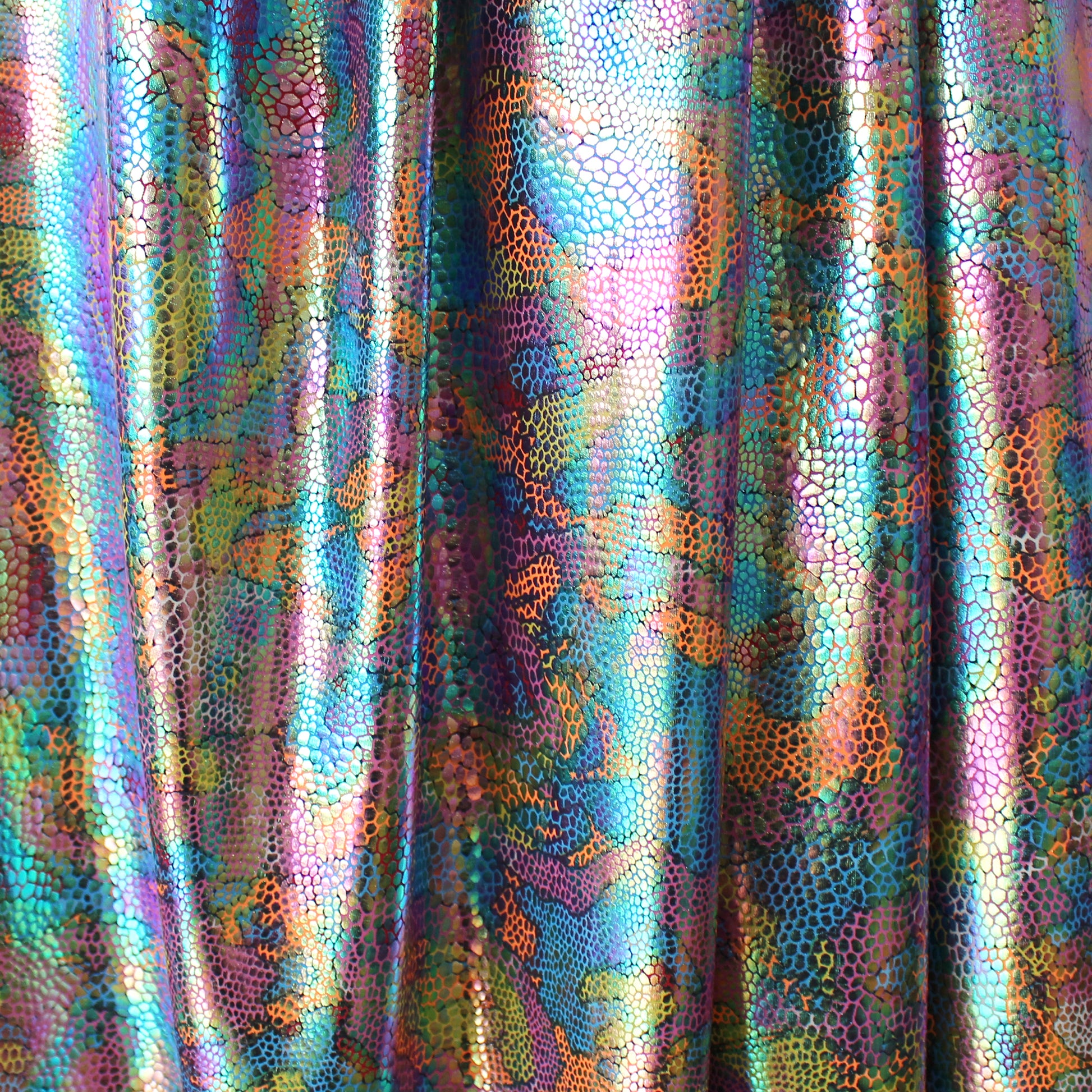 European 'karma chameleon' 4-way iridescent swim knit