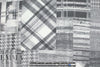 textiles patchwork poly crepe print - newsprint 1.5 yd