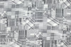 textiles patchwork poly crepe print - newsprint