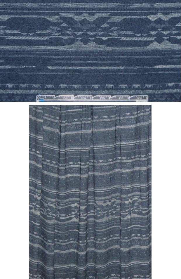 French shades of gray ikat stripe knit - 2+ yards