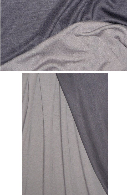 French 2-way stretch reversible doubleknit