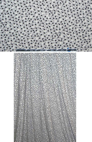 French gray tones confetti dots rayon/lycra knit