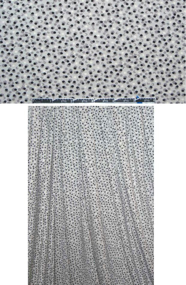 French gray tones confetti dots rayon/lycra knit 1.375 yd
