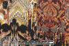 Italian digital viscose knit - fleur de lis montage