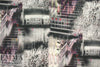 French digital viscose knit - urbanscape 1.66 yd
