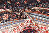 Italian digital viscose knit - decoflora stripe