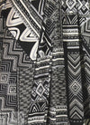 Italian 'which-way graphic' viscose/span knit 1.875 yd