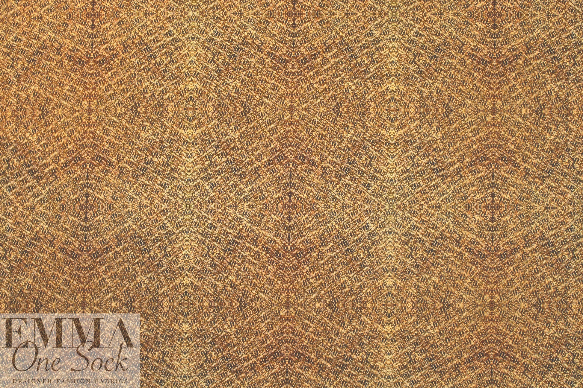 Italian digital viscose knit - polynesian graphic 1.38 yds