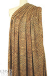 Italian digital viscose knit - polynesian graphic