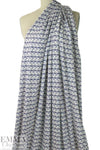 French mill digital viscose knit - flamingo formation