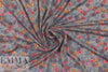 Italian featherweight textured knit - little rosette floral