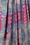 Italian ornate paisley digital viscose knit - red 2 yds