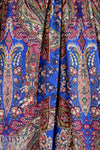 Italian ornate paisley digital viscose knit - blue .5 yds