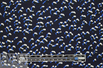 French viscose/lycra knit - confetti shapes