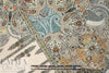 German paisley montage viscose/spandex digital knit 1.5 yds