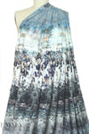 German lacey overlay montage viscose/span digital knit