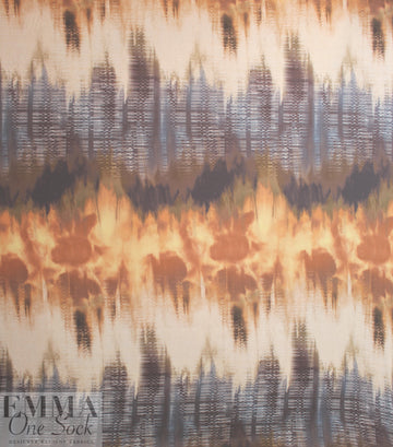 German sweatery viscose digital knit - abstract cityscape