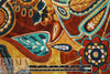 French digital viscose knit - spiced paisley