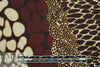 Italian animal dots sweatery viscose/spandex knit