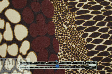 Italian animal dots sweatery viscose/spandex knit