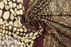 Italian animal dots sweatery viscose/spandex knit 2.375 yd