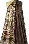 Italian animal dots sweatery viscose/spandex knit