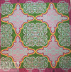Italian digital viscose knit - intricate medallion
