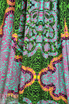Italian digital viscose knit - intricate medallion  panel 1.5 yds