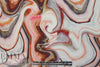 German digital cotton knit - fimo swirl 1.25 yds