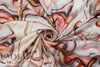 German digital cotton knit - fimo swirl 1.25 yds
