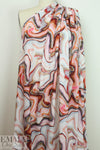 German digital cotton knit - fimo swirl 1.25 yds