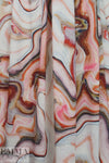 German digital cotton knit - fimo swirl 1.25 yds
