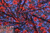 Italian digital viscose knit - Warhol's flowers