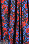 Italian digital viscose knit - Warhol's flowers 1.625 yd