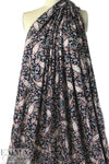 Italian digital viscose knit - paisley song 1 yard
