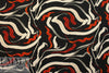 Italian 'streamer montage' viscose/span knit .8 yds