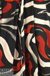Italian 'streamer montage' viscose/span knit .8 yds