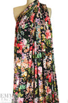 Italian 'garden fantasy' viscose/spandex knit